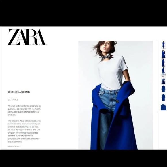 Zara Jackets & Coats Zara Wool Blend Coat Limited Edition Poshmark